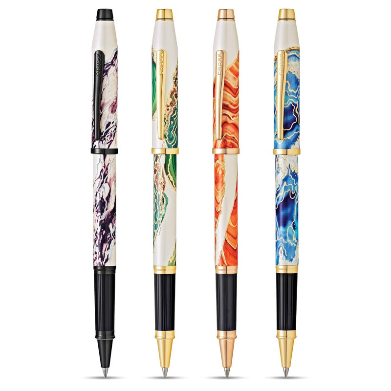 Cross Wanderlust Refillable Rollerball Pen Presented in a Luxury Gift Box - Medium Point, Black Ink, - Image 3